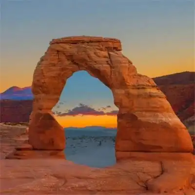 唯美黄昏风景头像