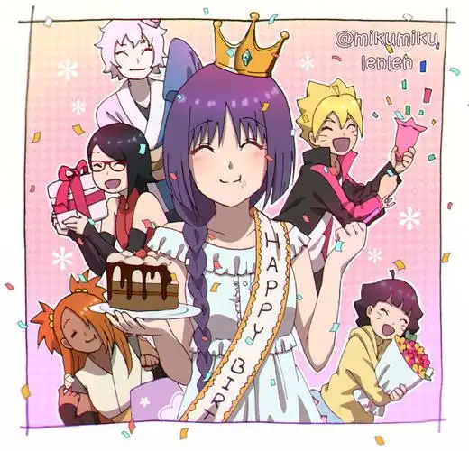 博人传班长,笕堇,生贺图