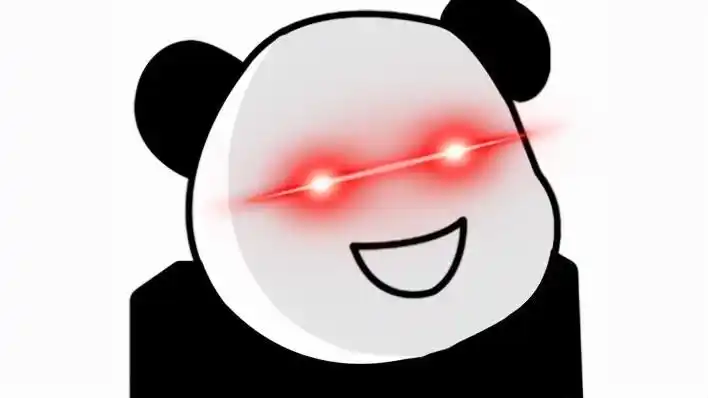 这个魔性的红眼特效被广泛运用,不仅有视频版,还被做成各种表情包.