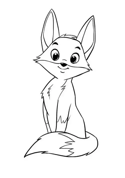 少儿美术课程《可爱红狐狸》