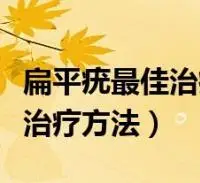扁平疣最佳治疗方法偏方用大蒜(扁平疣最佳治疗方法)