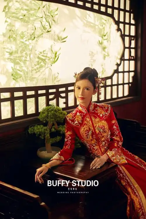 全家人都满意的中式复古婚纱照南京婚纱照