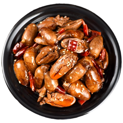 巧江湖麻辣五香味鸭心100g四川卤味特产熟食网红鸭肉香辣零食即食