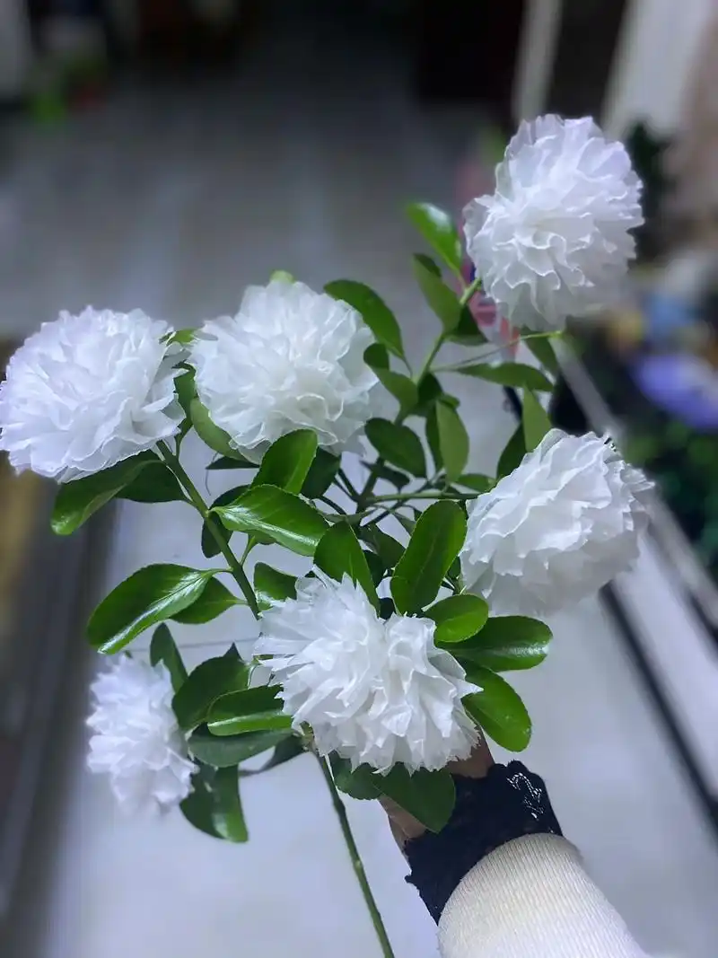 清明节自制一束白花,寄托对先祖的无限哀思! - 抖音