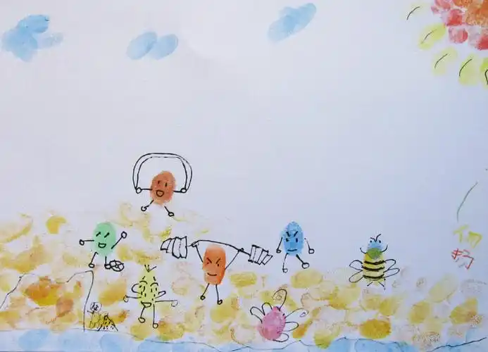 运动手指画图集