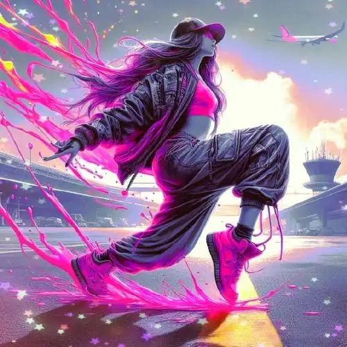 头像超话#头像#  【女生头像】‖ 炫酷的潮流舞者