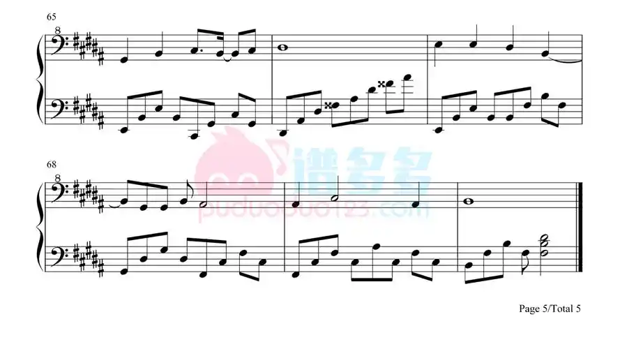 周深和光同尘钢琴谱