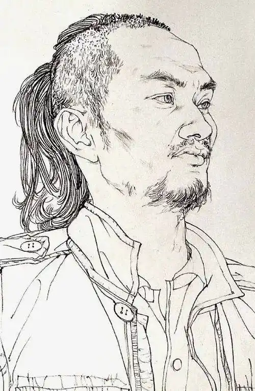 徐默,中国美术学院中国画系教授,白描现代人物.