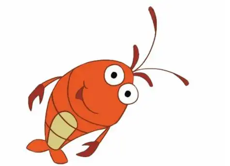 卡通小虾简笔画的画法步骤教程67及图片大全