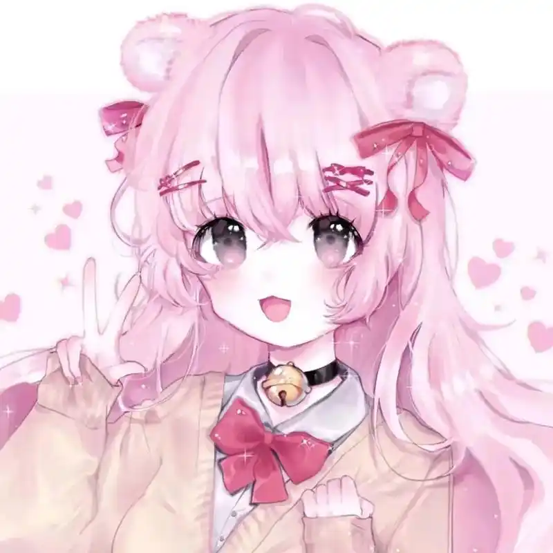 可爱头像女卡通呆萌 #仙气女生头像 #少女心壁纸 #姐妹头 - 抖音