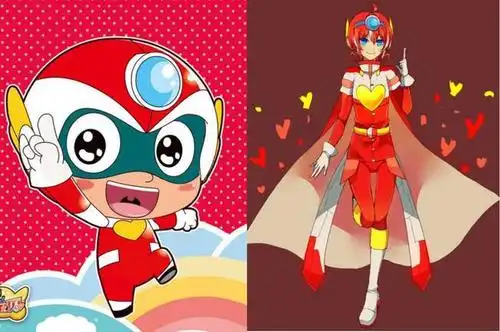 当开心宝贝都变拟人化形象后甜心超人超漂亮粗心果然很帅气