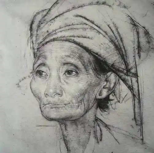 费欣素描作品_创作_方面_木刻