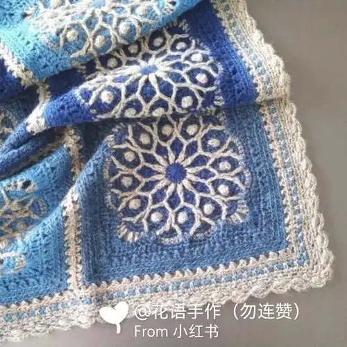 卡萨布兰卡钩针花片中文解