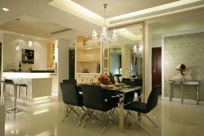 224平方米低调奢华餐厅装修效果图_设计案例_太平洋家居网高清图库