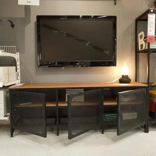 宜家正品柜内代购电视柜储物柜客厅整理收纳金属电视柜