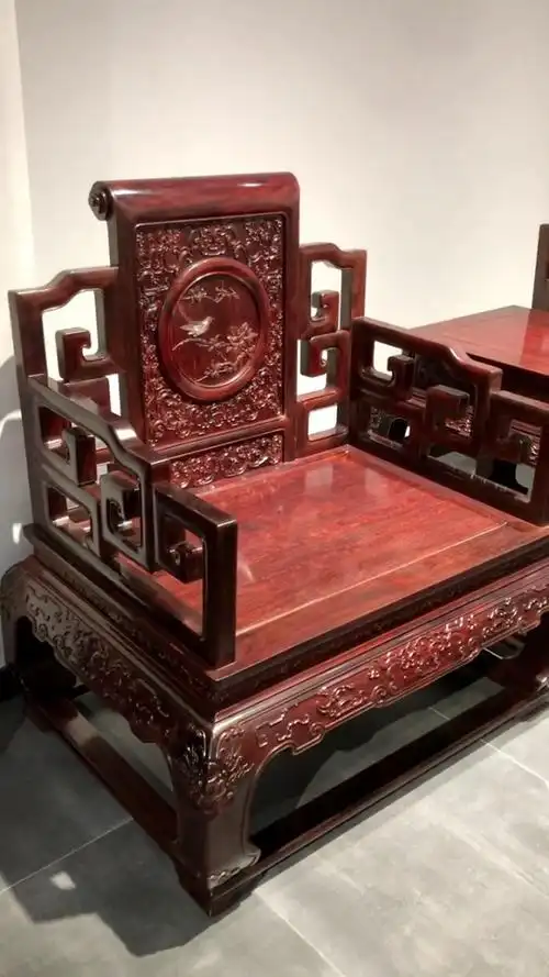 印度小叶紫檀花鸟沙发