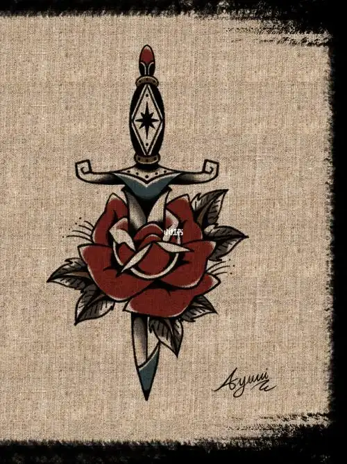 玫瑰情怀4oldschooltattoo