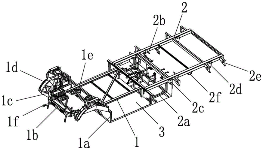 背景技术:目前主流的封闭式货车车身结构主要为承载式车身和非承载式