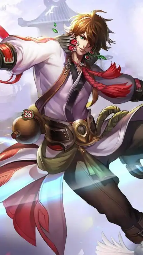 分享一组游戏壁纸图集王者荣耀李白图片很帅气的英雄