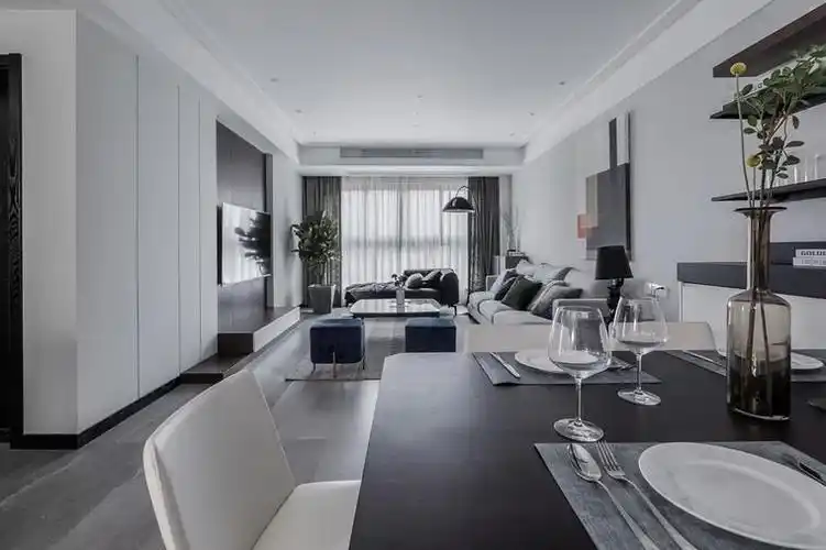 现代灰色系住宅-装修案例效果图大全