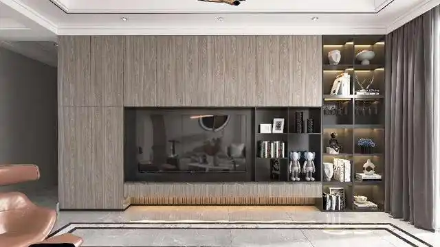 但对于大部分中国家庭而言,电视是一种情怀与陪伴,『电视背景墙』依然