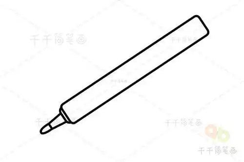 水彩笔简笔画水彩笔简笔画图片