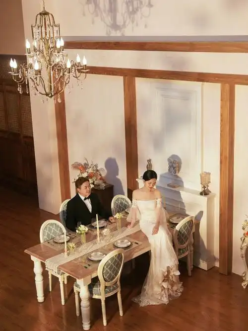 婚纱照室内韩系