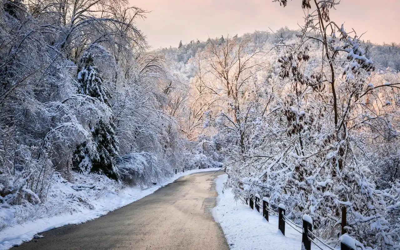 首页 桌面壁纸 风景壁纸 冰天雪地冬天下雪的图片大全高清电脑桌面