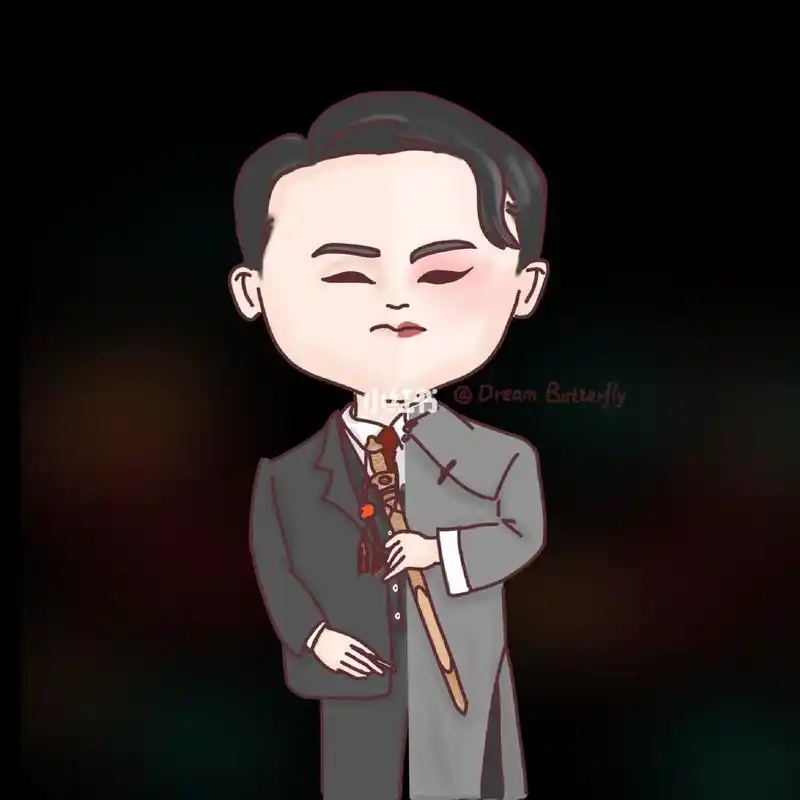 q版人像哥哥张国荣霸王别姬程蝶衣