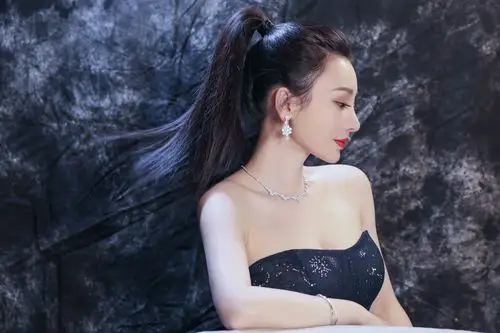 柳岩唯美星空裙亮相搜狐时尚盛典 高马尾优雅性感复古美__凤凰网