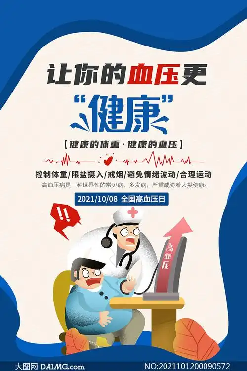 全国高血压日推广宣传海报psd素材