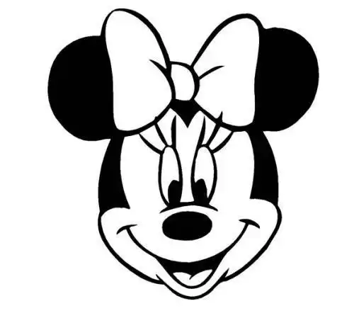 米老鼠线描画简笔画