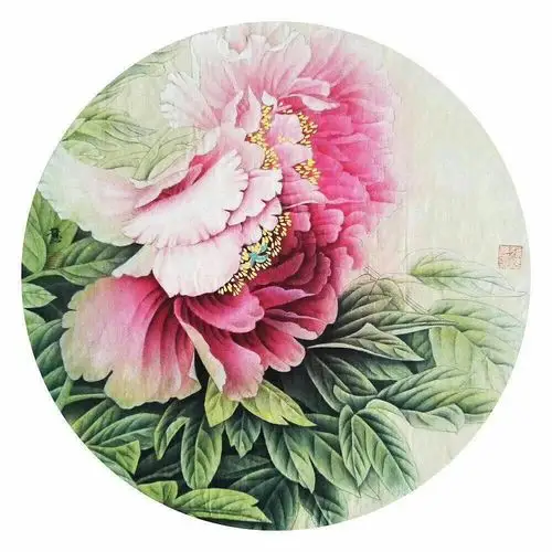 工笔牡丹小品欣赏