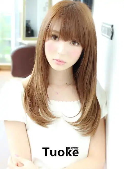 人气发型搭配【长直发 内扣】