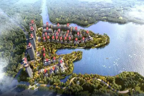 复兴大道与附一大街交汇处东北角 - 开封枫华·西湖半岛二手房,租房