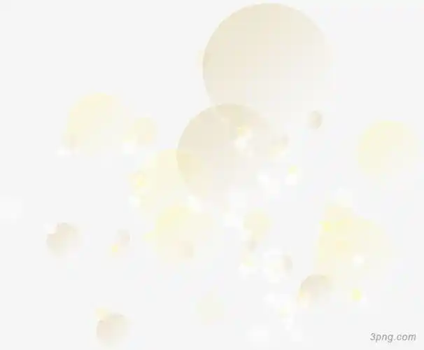 黄色光晕png素材透明免抠图片装饰效果