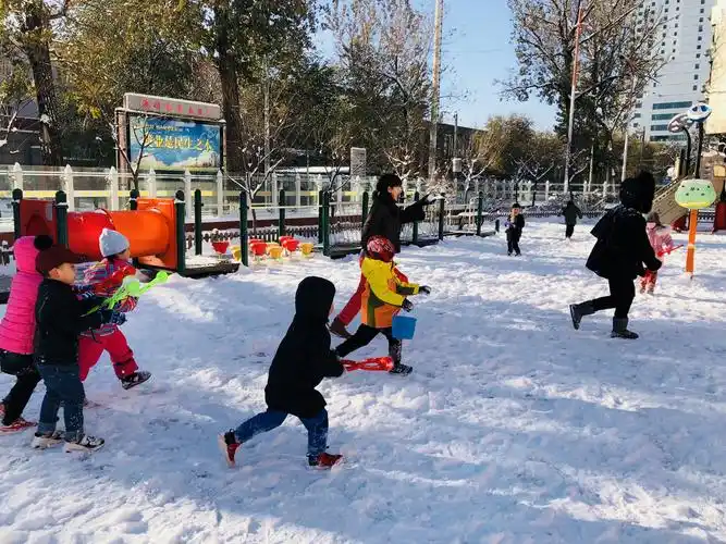 大四班 堆雪人,打雪仗,2019让我们继续嗨起来!