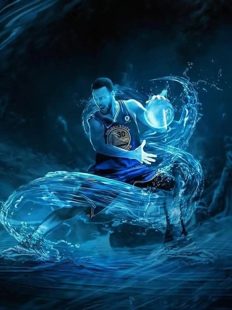 分享一波库里壁纸 图片部分被裁剪,私信原图   观点竞技场