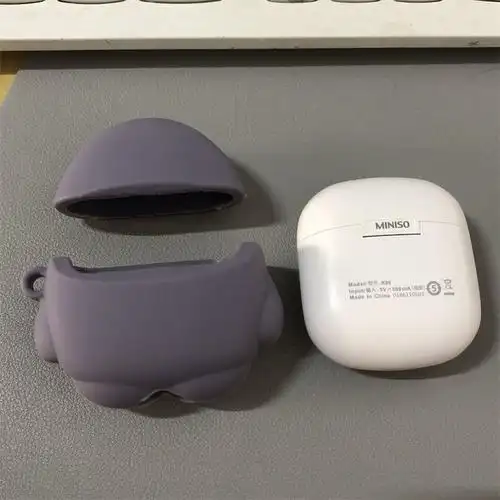 迈豆适用miniso名创优品k99耳机套卡通可爱无线蓝牙硅胶保护软壳男女
