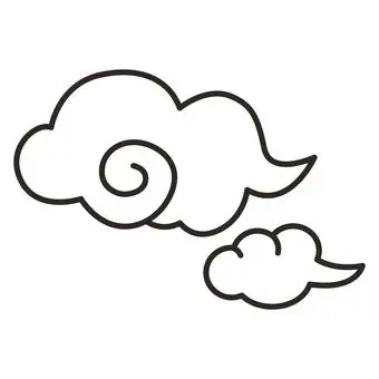 照片素材(图片): 云像龙