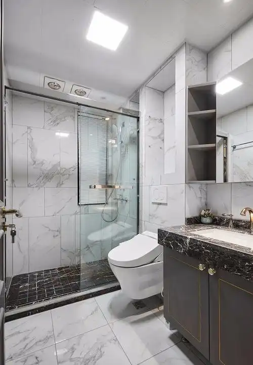 房子卫生间地砖装修效果图2021