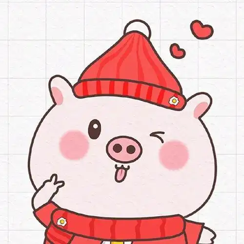 新年猪猪情头单人猪猪头像