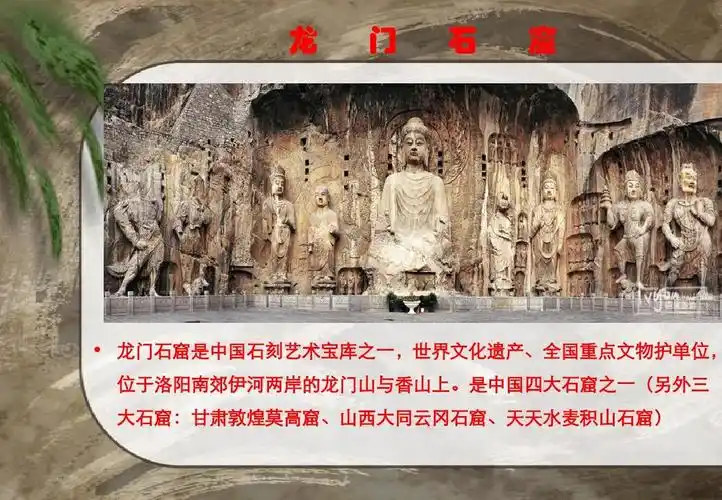 龙门石窟ppt