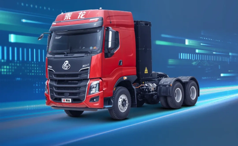 乘龙h7换电牵引车双碳战略时代的创富利器