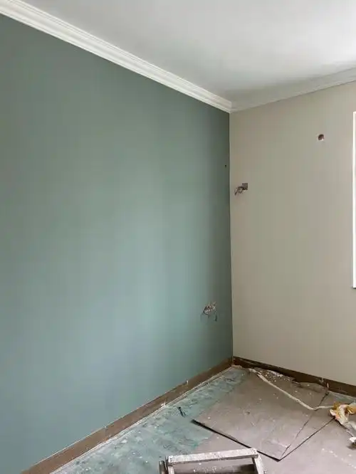 看油漆颜色看了好久 最终决定伦敦雾 虽然老板一直强调颜色很深建议