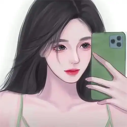 手绘仙气女生头像温柔霸气图片