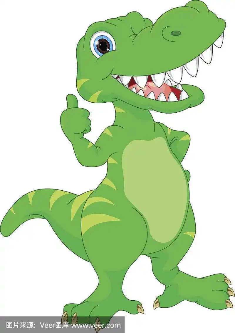 卡通可爱的恐龙