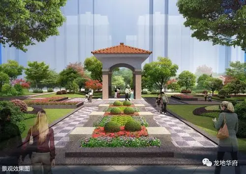 2#楼西侧,小区主大门入口效果图 ↓ >