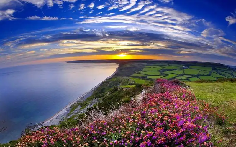 精选好看的蓝色背景大自然风景素材图片电脑桌面壁纸下载第四辑_风景