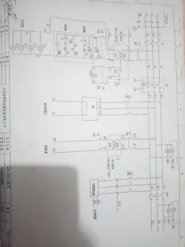 这是40吨龙门吊的电路图,帮我解释一下